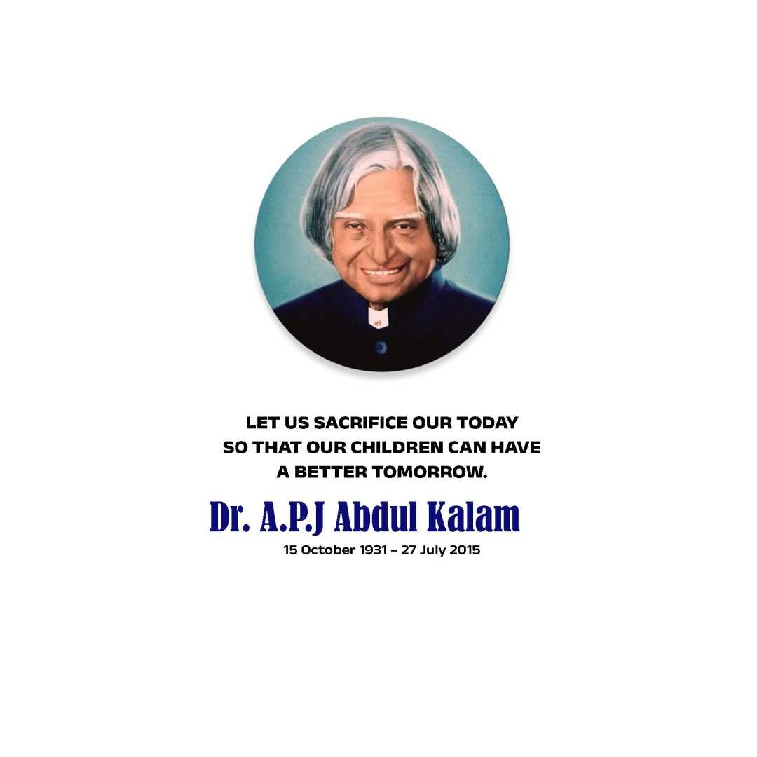 Dr. A.p.j. Abdul Kalam Death Anniversary poster 32