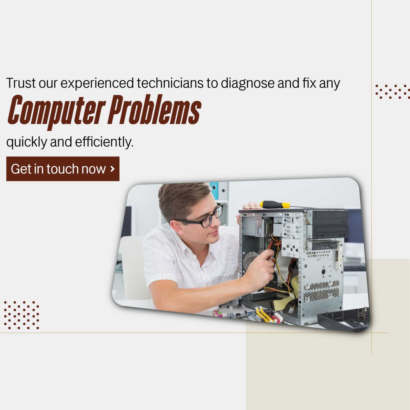Computer Sales, Repair & Maintenance poster 404