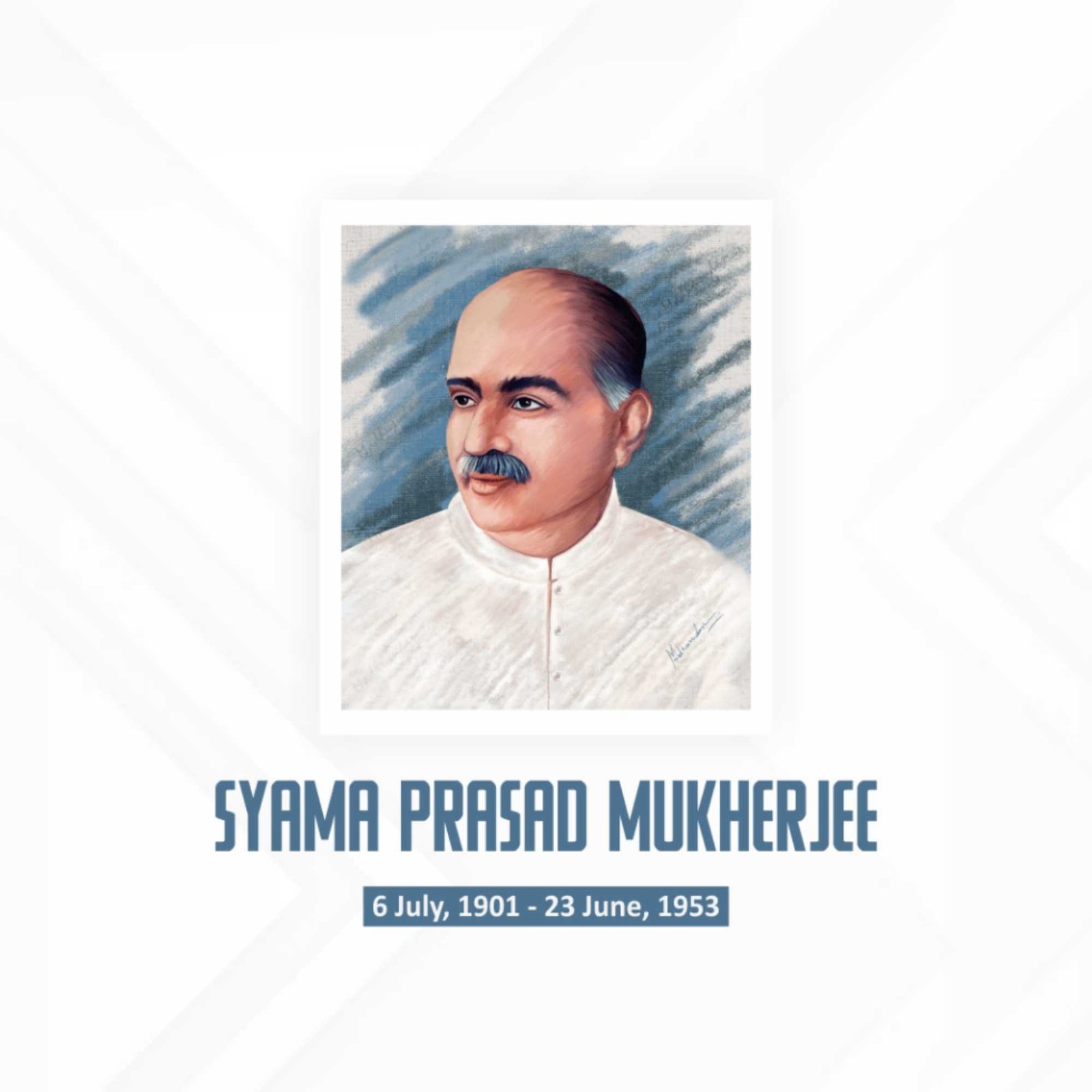 Shyama Prasad Mukherjee Birthday poster 62