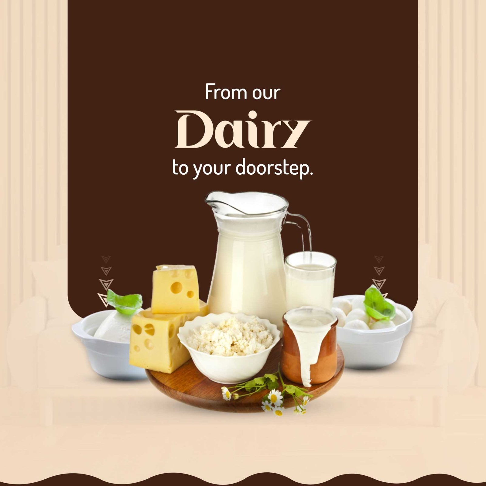 Dairy Shop & Milk poster 123