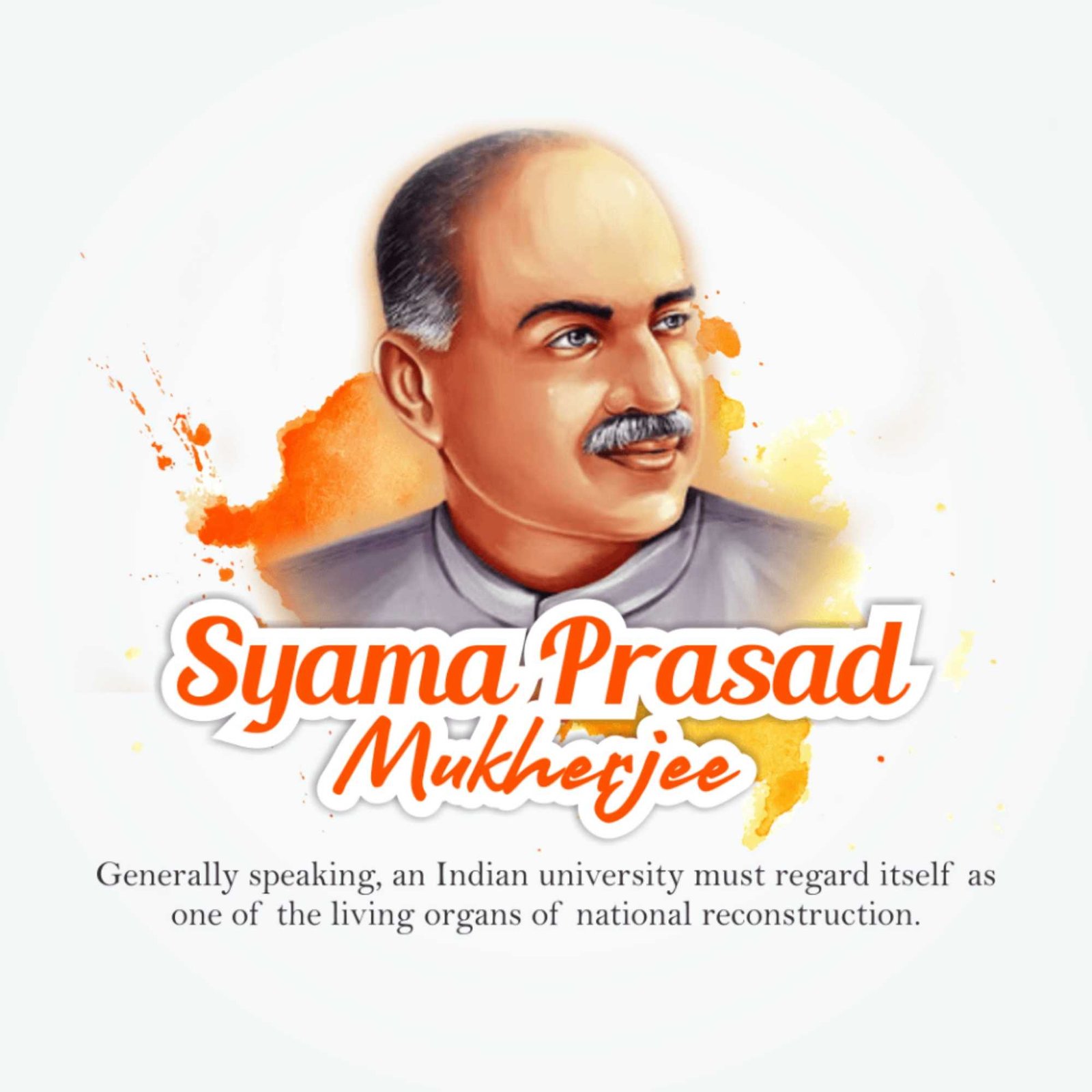 Shyama Prasad Mukherjee Birthday poster 58