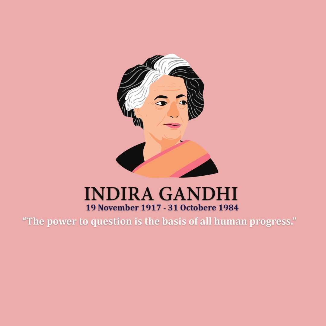 Indira Gandhi Death Anniversary poster 20