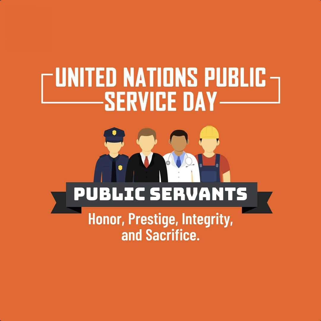 United Nations Public Service Day पोस्टर 46
