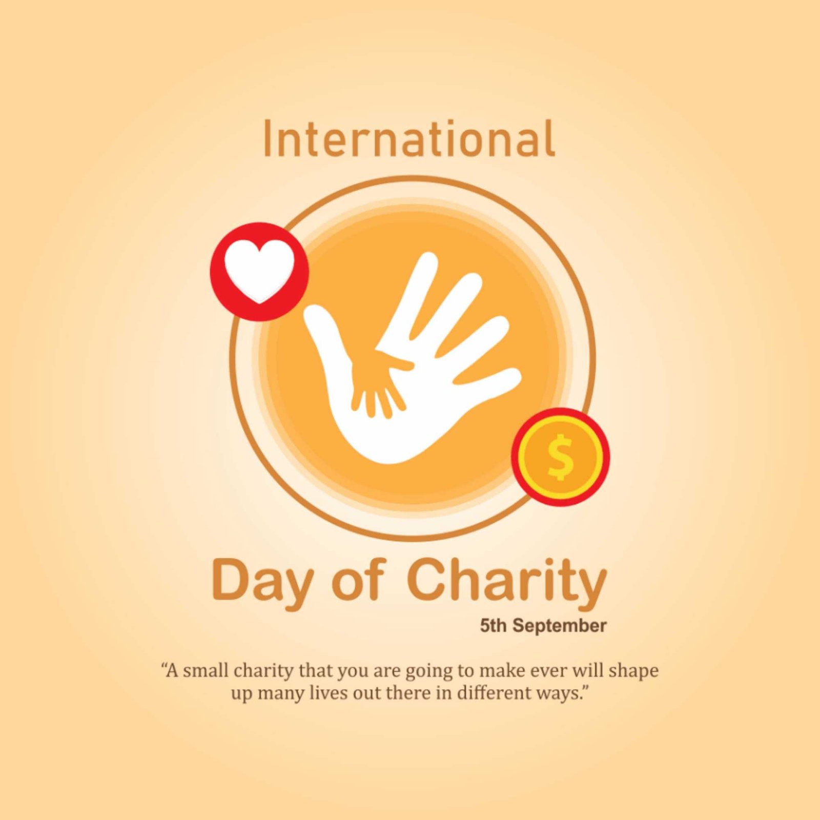 International Day Of Charity पोस्टर 15