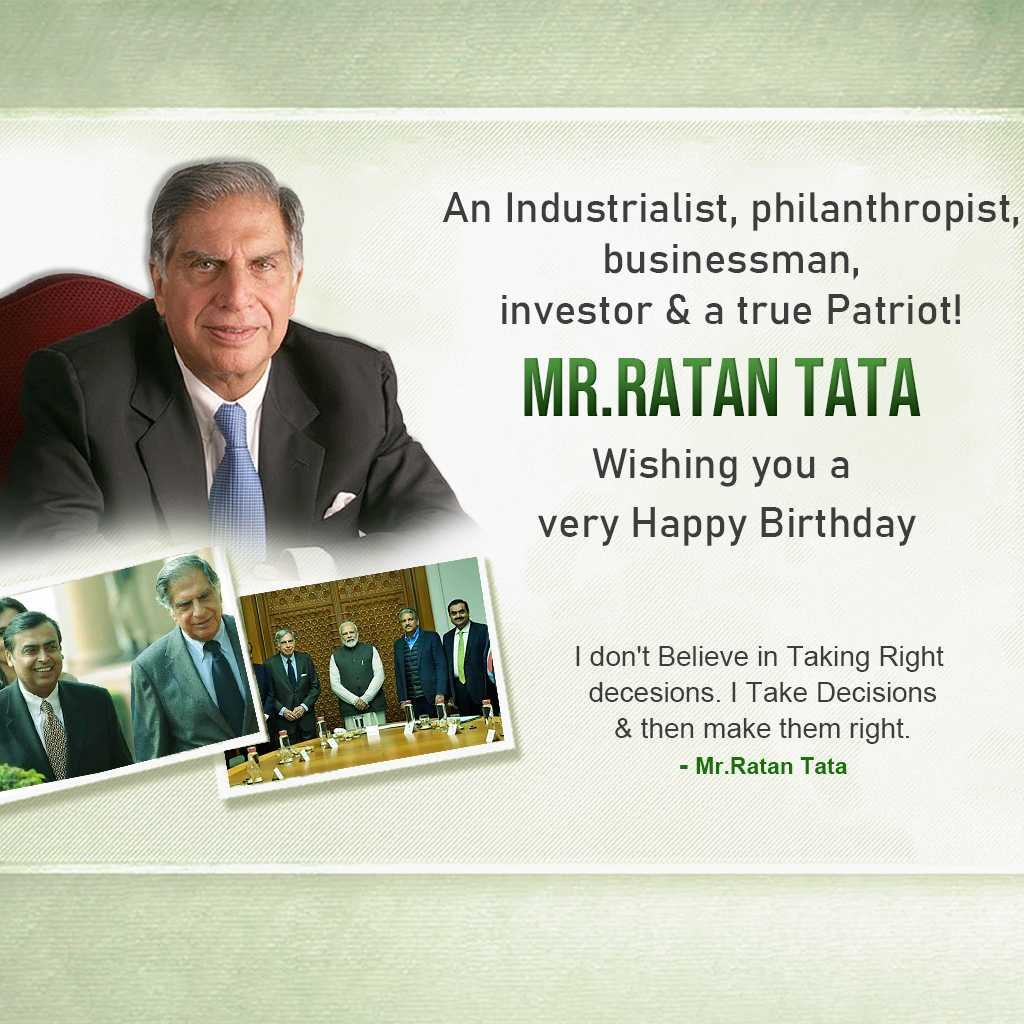 Ratan Tata Happy Birthday poster 25