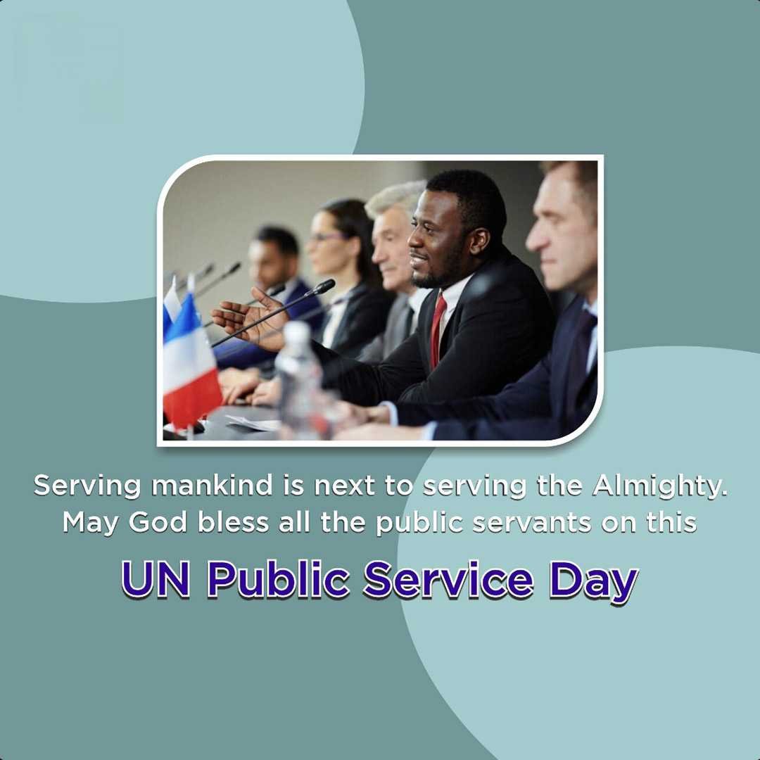 United Nations Public Service Day पोस्टर 43