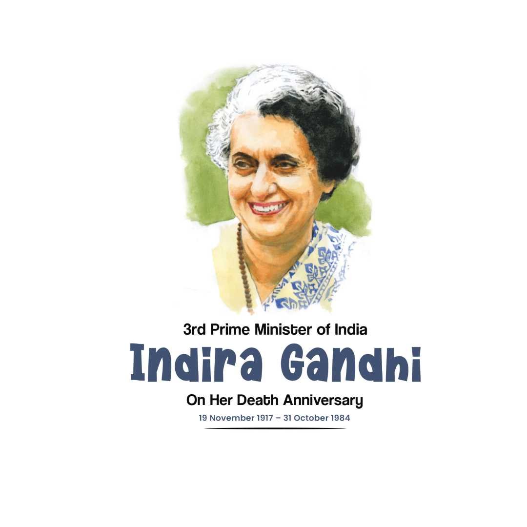 Indira Gandhi Death Anniversary poster 25