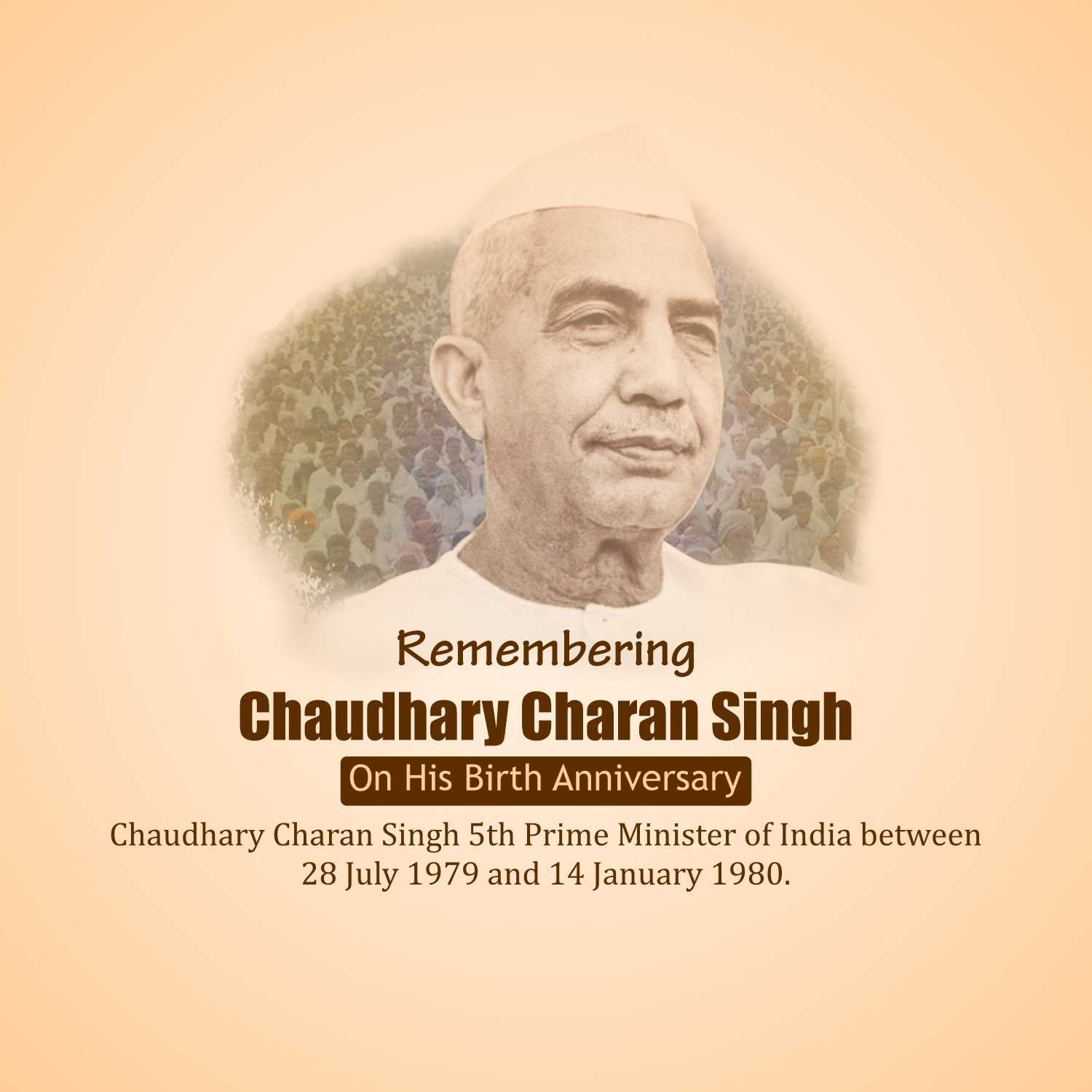 Chaudhary Charan Singh Jayanti पोस्टर 31