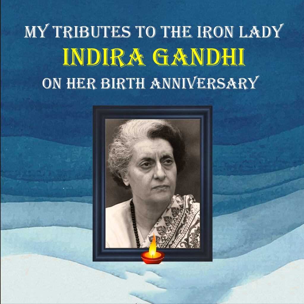 Indira Gandhi Jayanti पोस्टर 14