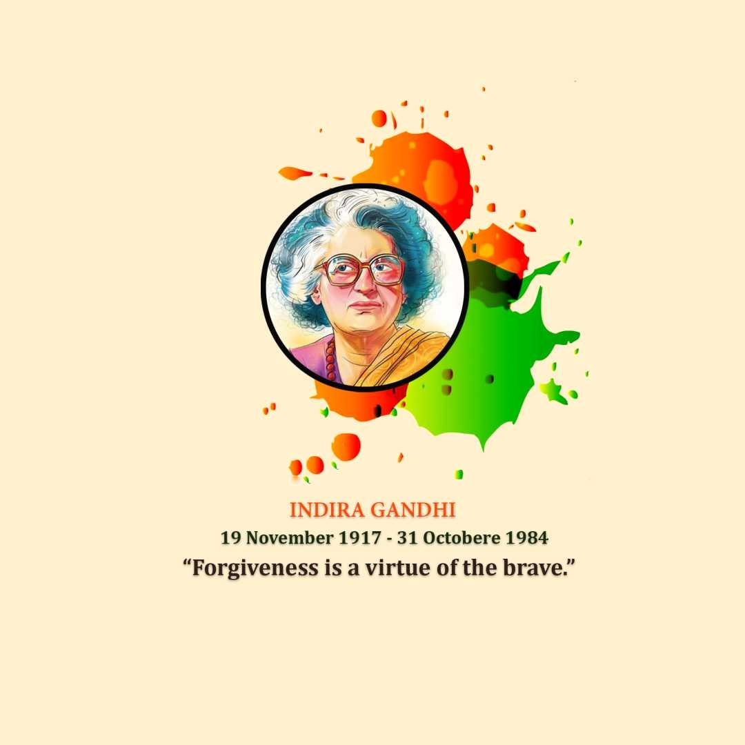 Indira Gandhi Death Anniversary poster 21