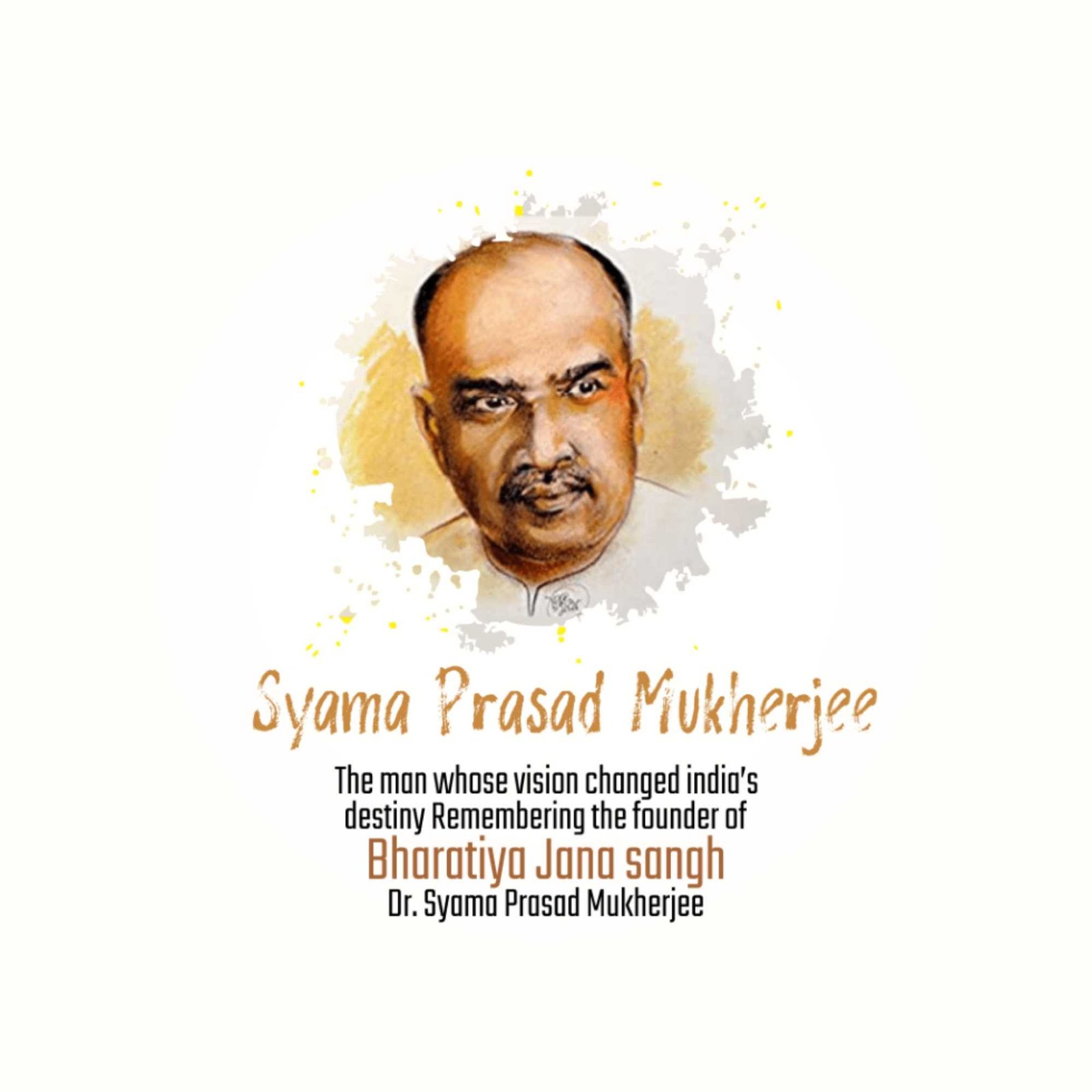 Shyama Prasad Mukherjee Birthday poster 53