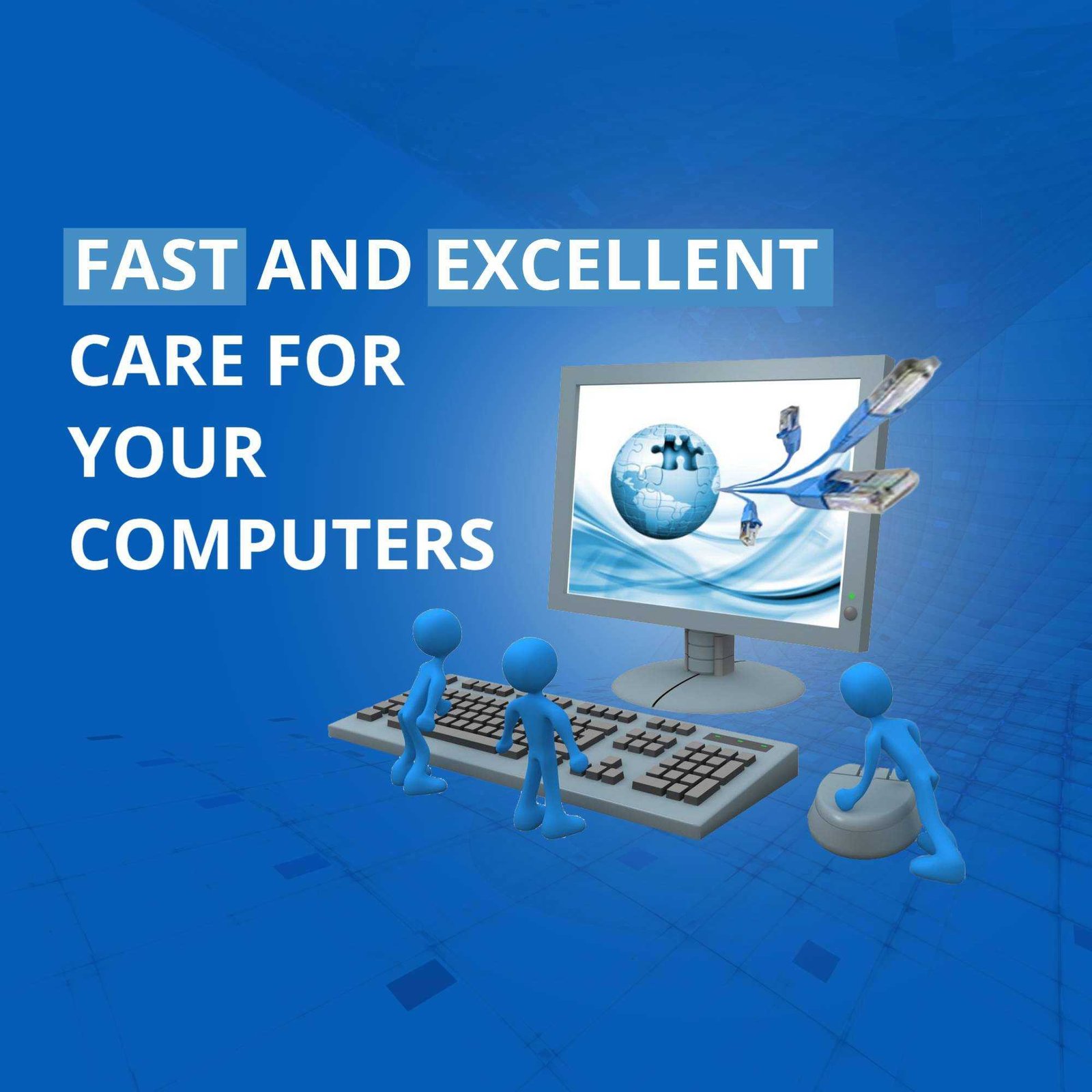 Computer Sales, Repair & Maintenance पोस्टर 235