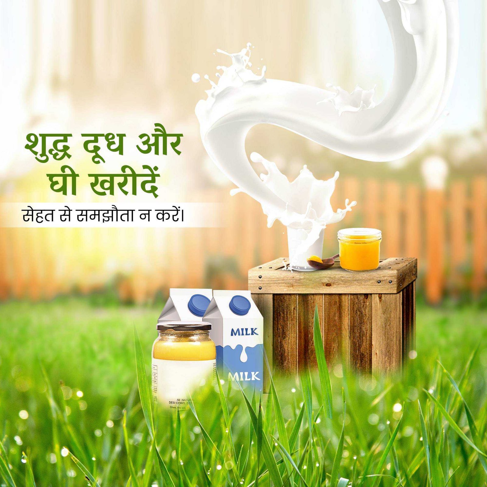 Dairy Shop & Milk poster 137