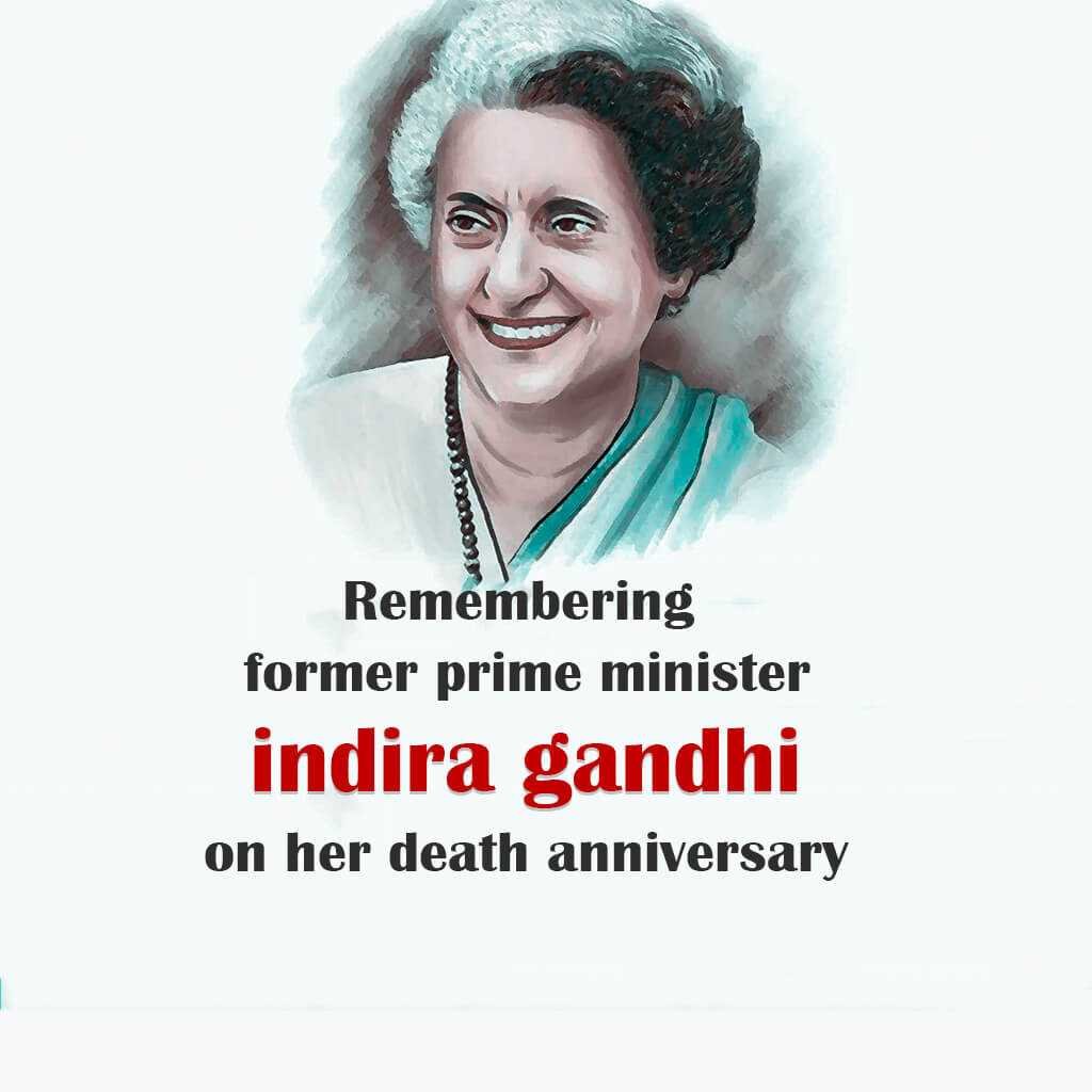 Indira Gandhi Death Anniversary posters